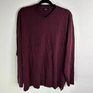 Boss Hugo Boss Men's Dark Purple Long Sleeve Shirt Size XXL